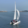 Barcos &agrave; vela de fibra de vidro de 16,8 p&eacute;s e 5,11 metros